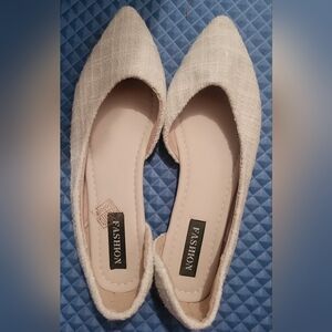Cream Women's Flats